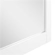 Modway Dakota Modern Style Painted MDF Wood Mirror in White Finish