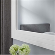Modway Dakota Modern Style Painted MDF Wood Mirror in White Finish