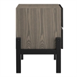 Modway Merritt Modern MDF Wood and Rubberwood Nightstand in Oak
