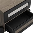 Modway Merritt Modern MDF Wood and Rubberwood Nightstand in Oak