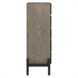 Modway Merritt Modern MDF Wood and Rubberwood Chest in Oak Finish