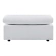 Modway Commix Modern Fabric Outdoor Patio Ottoman in White Finish