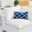 Modway Commix Modern Fabric Outdoor Patio Corner Chair in White