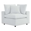 Modway Commix Modern Fabric Outdoor Patio Corner Chair in White