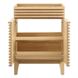 Modway Render Modern Style Wood Bathroom Vanity Cabinet in Oak