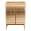 Modway Render Modern Style Wood Bathroom Vanity Cabinet in Oak