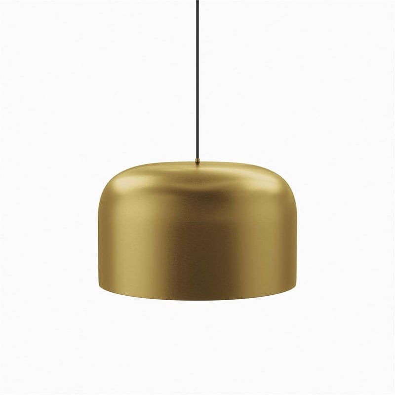 Modway Avenue 1-Light Modern Style Metal Pendant Light in Satin Brass