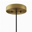 Modway Avenue 1-Light Modern Style Metal Pendant Light in Satin Brass