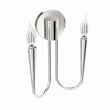 Modway Penrose 2-Light Modern Style Metal Wall Sconce in Polished Nickel