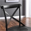 Modway Gear Modern Style Elm Wood Dining Side Chair in Black Finish