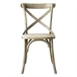 Modway Gear Modern Style Elm Wood Dining Side Chair in Gray Finish