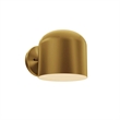 Modway Avenue 1-Light Modern Style Metal Wall Sconce in Satin Brass