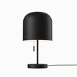 Modway Avenue Modern Style Metal and Fabric Table Lamp in Black