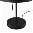 Modway Avenue Modern Style Metal and Fabric Table Lamp in Black