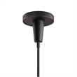 Modway Beacon 3-Light Metal and Glass Pendant Light in Clear/Black