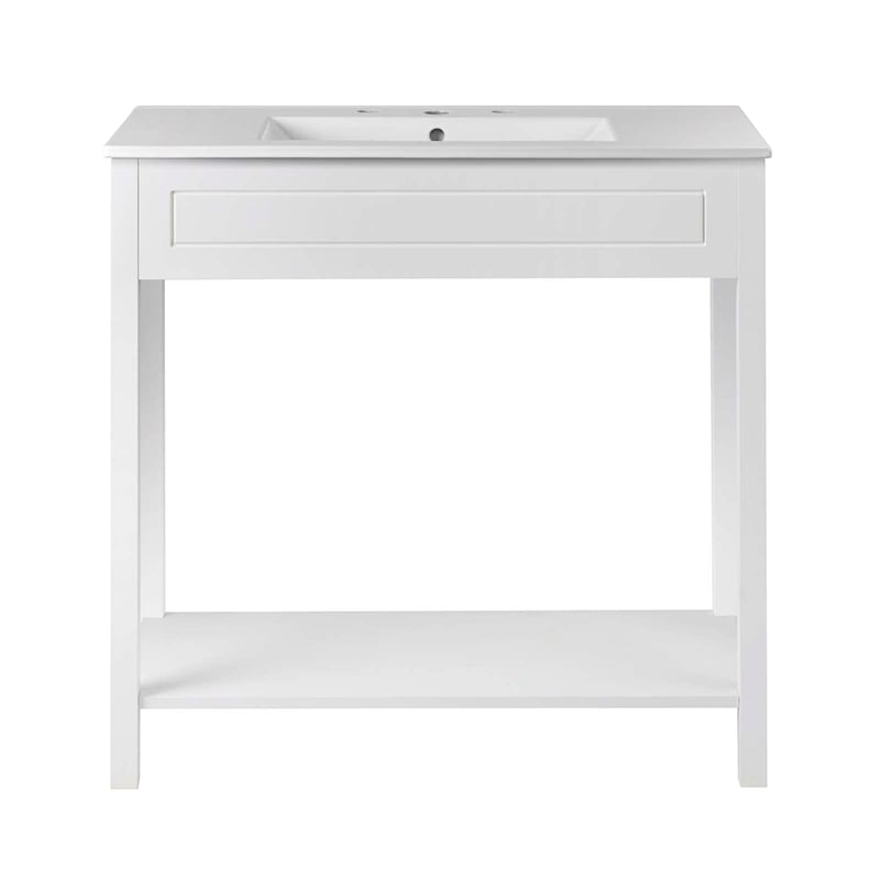 Modway Altura Bathroom Vanity in White White