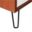 Modway Energize Bathroom Vanity in Cherry-White-White