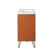 Modway Energize Bathroom Vanity in Cherry White White
