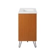 Modway Energize Bathroom Vanity in Cherry White White