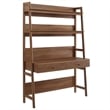 Modway Bixby Modern Style Particleboard and MDF Office Desk in Walnut