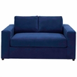 Modway Avendale Modern Style Performance Velvet Loveseat in Deep Navy