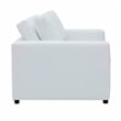 Modway Avendale Modern Style Performance Velvet Loveseat in Dove/White