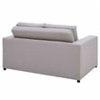 Modway Avendale Linen Blend and Polyester Fabric Loveseat in Flint Gray