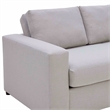 Modway Avendale Linen Blend and Polyester Fabric Loveseat in Flint Gray
