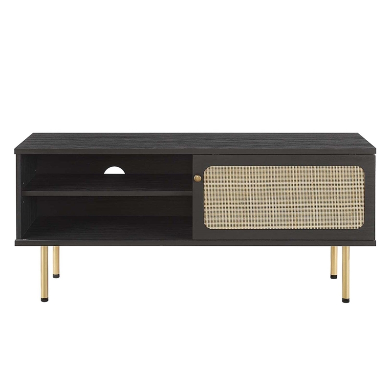 Modway Cambria Rattan and Particleboard TV Stand for TVs up to 47