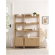 Modway Bixby Particleboard and MDF Bookshelves in Oak (Set of 2)