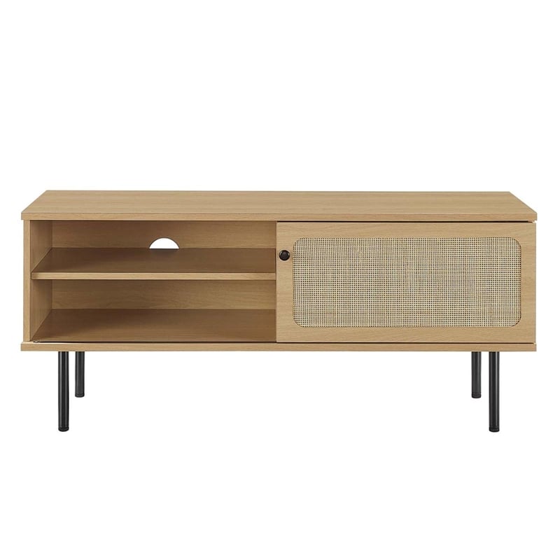 Modway Cambria Rattan and Particleboard TV Stand for TVs up to 47