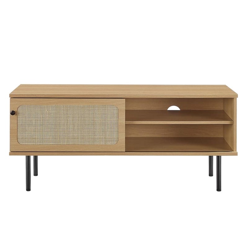Modway Cambria Rattan and Particleboard TV Stand for TVs up to 47