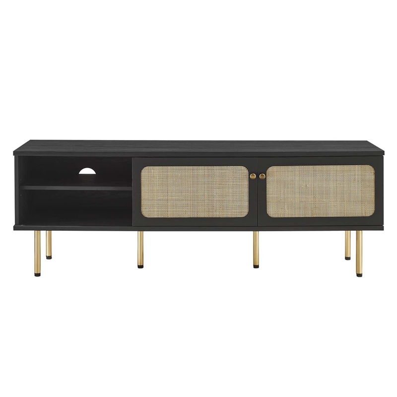 Modway Cambria Rattan and Particleboard TV Stand for TVs up to 60