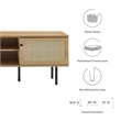 Modway Cambria Rattan and Particleboard TV Stand for TVs up to 60