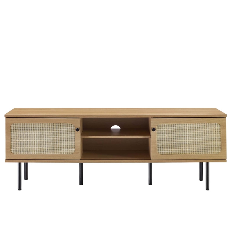 Modway Cambria Rattan and Particleboard TV Stand for TVs up to 60