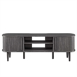 Modway Contour Rubberwood and MDF Wood TV Stand for TVs up to 60