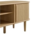 Modway Contour Rubberwood and MDF Wood TV Stand for TVs up to 60