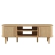 Modway Contour Rubberwood and MDF Wood TV Stand for TVs up to 60