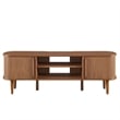 Modway Contour Rubberwood and MDF Wood TV Stand for TVs up to 60