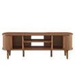 Modway Contour Rubberwood and MDF Wood TV Stand for TVs up to 60