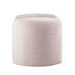 Modway Nebula Upholstered Performance Velvet Ottoman in Pink