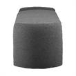 Modway Nebula Modern Style Wood and Boucle Upholstered Bench in Charcoal