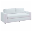 Modway Avendale Modern Style Performance Velvet Sofa in Dove/White