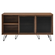 Modway Nomad Modern Style Wood Grain Laminate Sideboard in Walnut