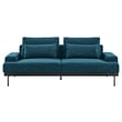 Modway Proximity Modern Upholstered Polyester Fabric Sofa in Azure Blue