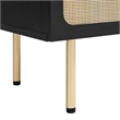 Modway Chaucer Particleboard and Laminate Accent Cabinet in Black