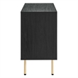 Modway Chaucer Particleboard and Laminate Accent Cabinet in Black