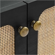 Modway Chaucer Particleboard and Laminate Accent Cabinet in Black