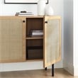 Modway Chaucer Particleboard and Laminate Accent Cabinet in Oak