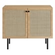 Modway Chaucer Particleboard and Laminate Accent Cabinet in Oak